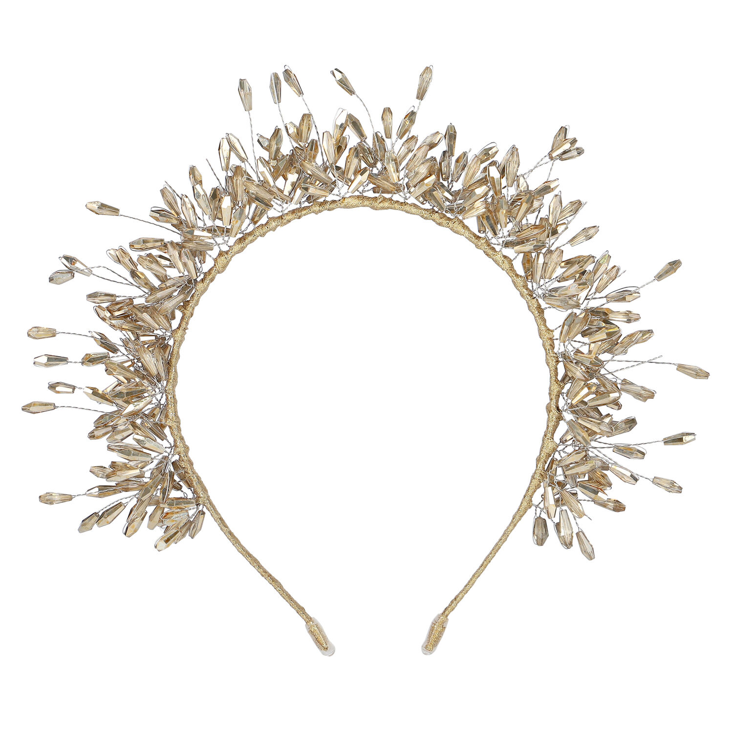 Girls Gold Embellished Headband, 1, hi-res image number null