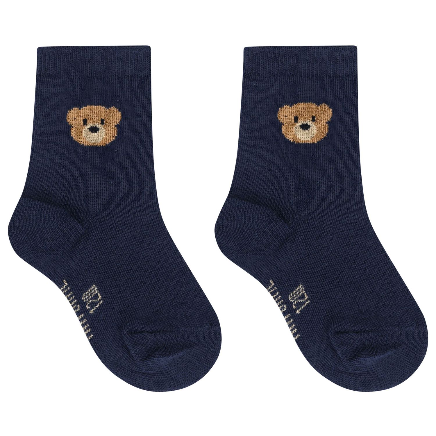Younger Boys Navy Blue & Ivory Socks ( 3-Pack ), 1, hi-res image number null