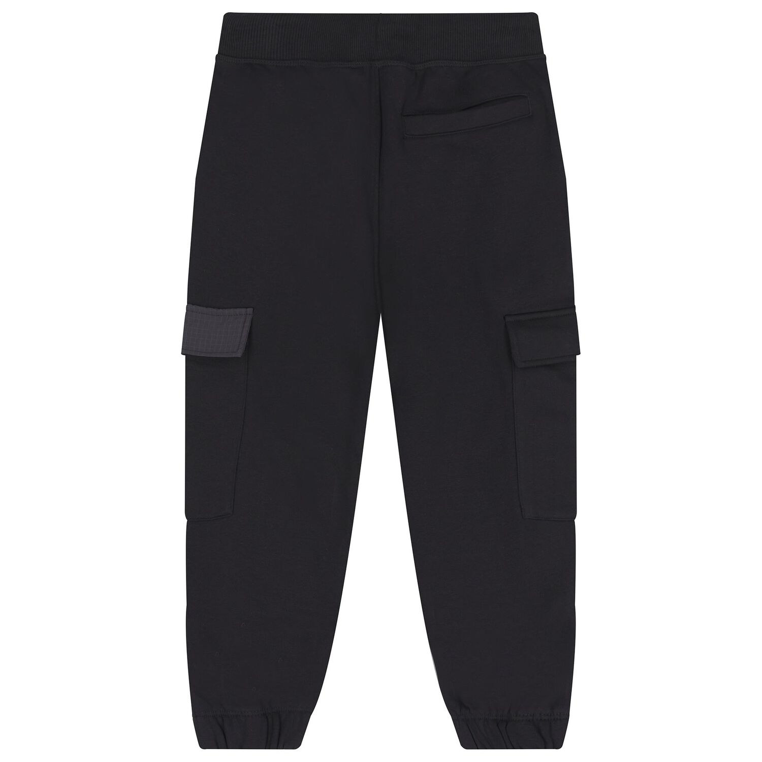 Boys Black Logo Joggers , 1, hi-res