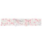 Baby Girls White & Pink Floral Babygrow Set, 1, hi-res