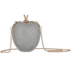 Girls Silver & Gold Embellished Satin Bag, 2, hi-res