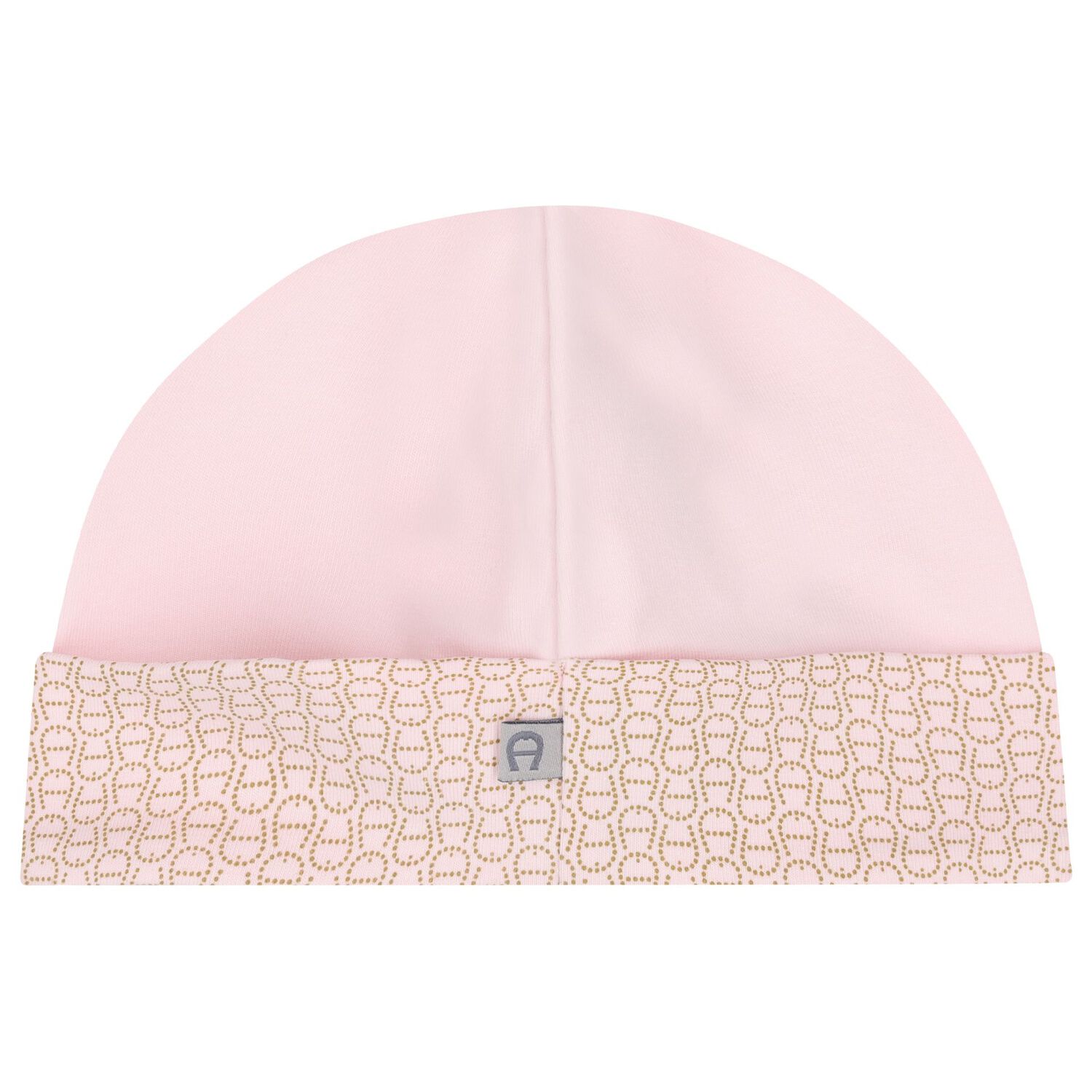 Baby Girls Pink & Gold Logo Babygrow Hat & Bib Gift Set, 1, hi-res image number null