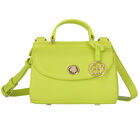 Girls Green Leather Handbag, 2, hi-res