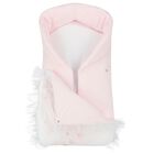 Girls Pink & White Swan Baby Nest, 1, hi-res