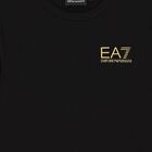 Boys Black Logo Long Sleeve Top, 2, hi-res