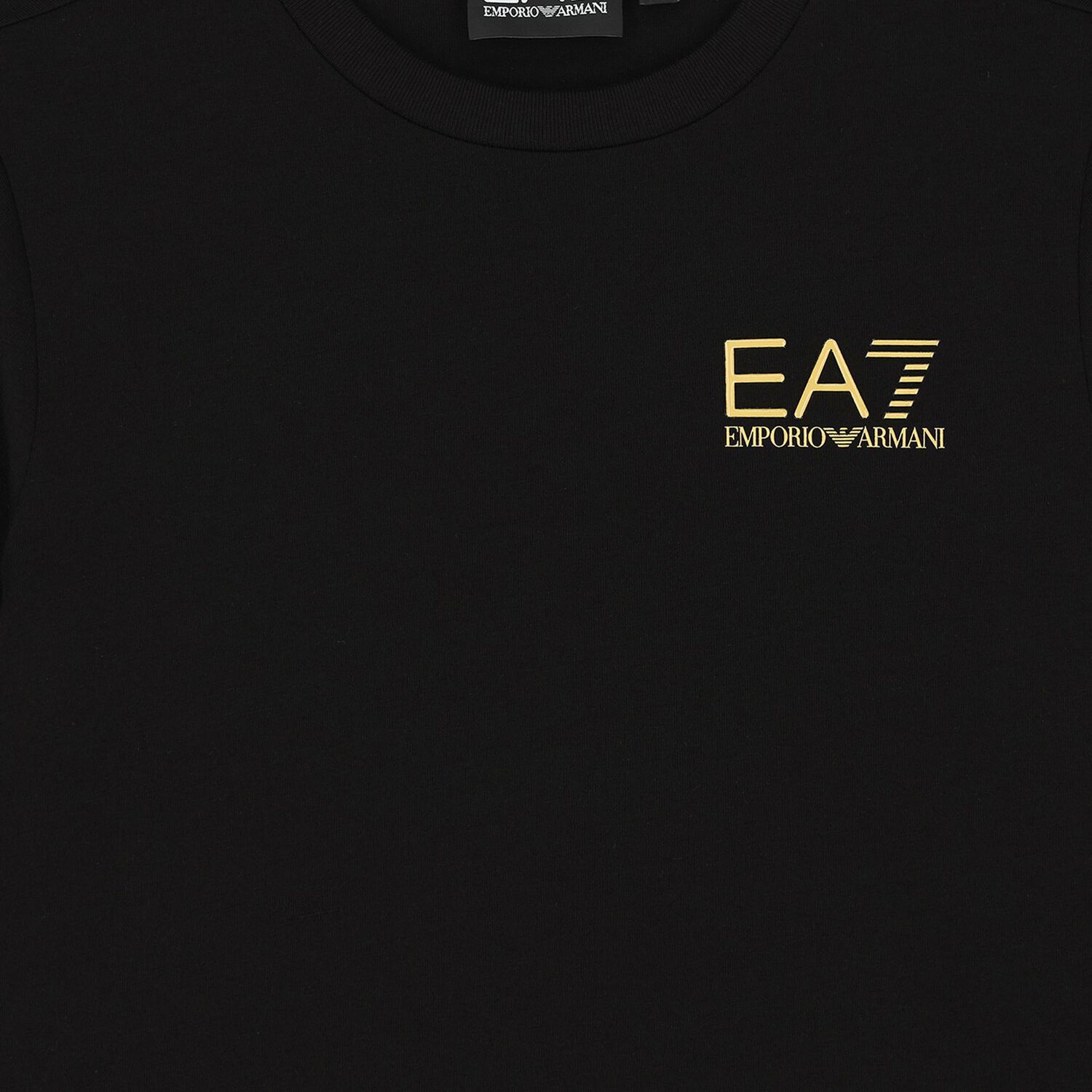 Boys Black Logo Long Sleeve Top, 2, hi-res