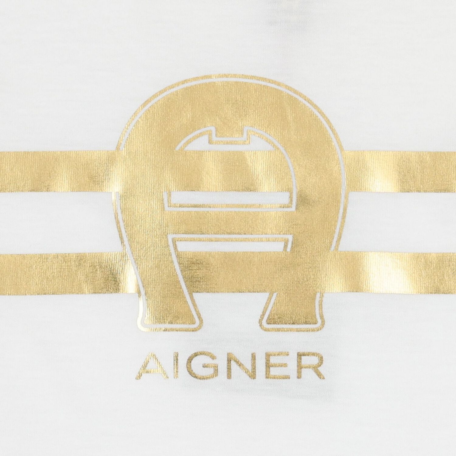 Boys White & Gold Logo T-Shirt, 1, hi-res