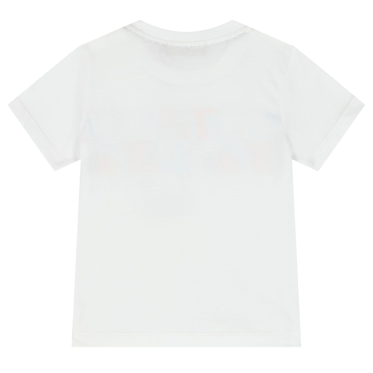 Younger Boys White Logo T-Shirt, 2, hi-res image number null