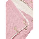Baby Girls Pink Knitted Nest, 3, hi-res