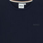 Boys Navy Logo T-Shirt, 5, hi-res