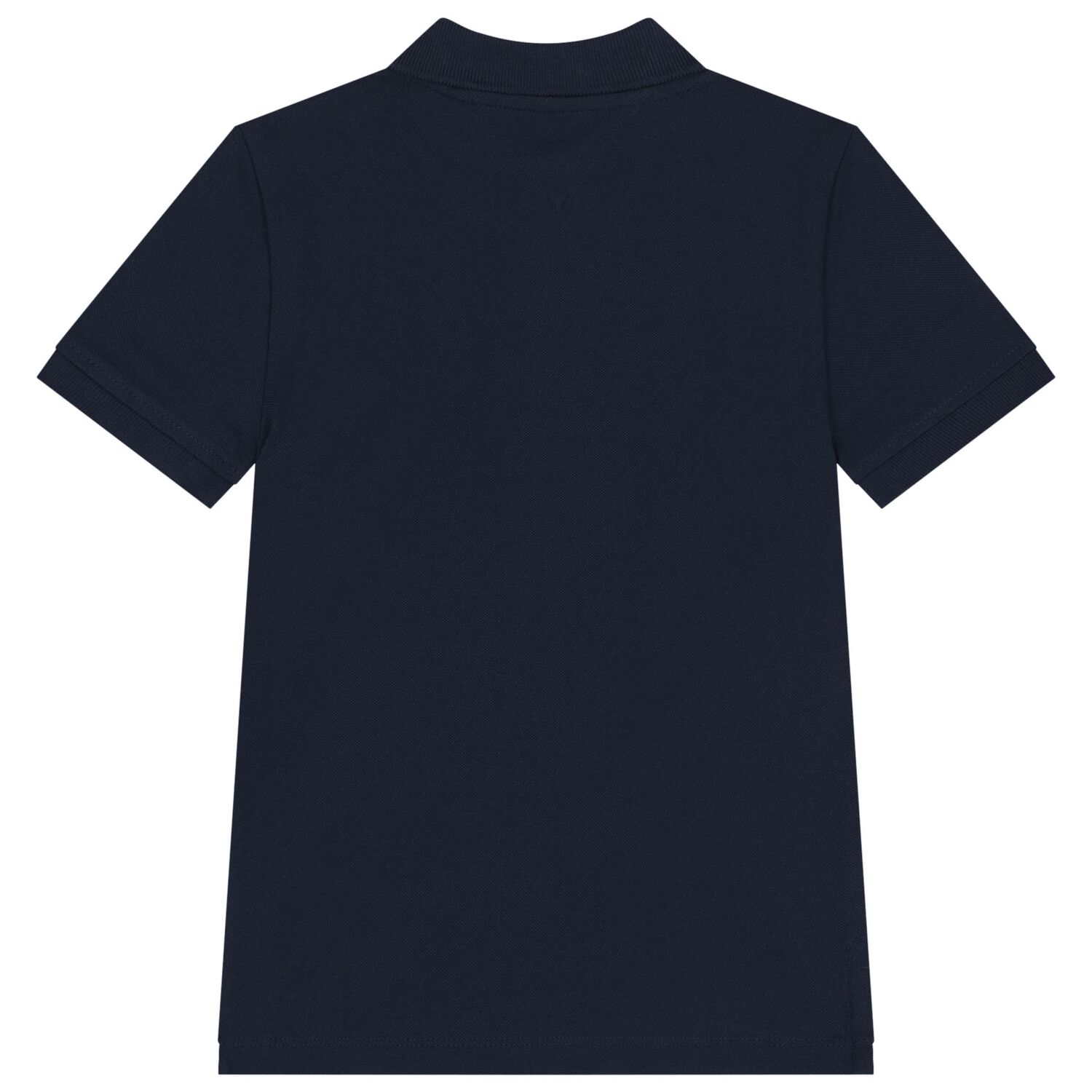 Boys Navy Blue Logo Polo Shirt, 1, hi-res