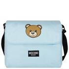 Blue Teddy Bear Logo Baby Changing Bag, 2, hi-res