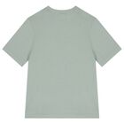 Boys Green & Navy Blue Logo Shorts Set, 3, hi-res