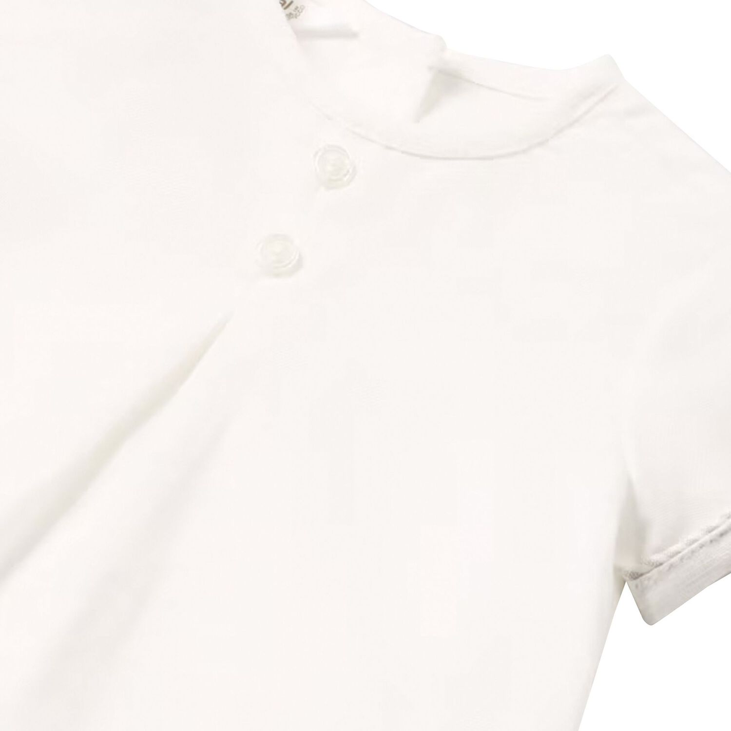 Baby Boys White & Beige Dungaree Set, 1, hi-res image number null