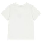 Boys White Logo T-Shirt, 1, hi-res