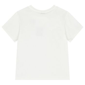 Boys White Logo T-Shirt