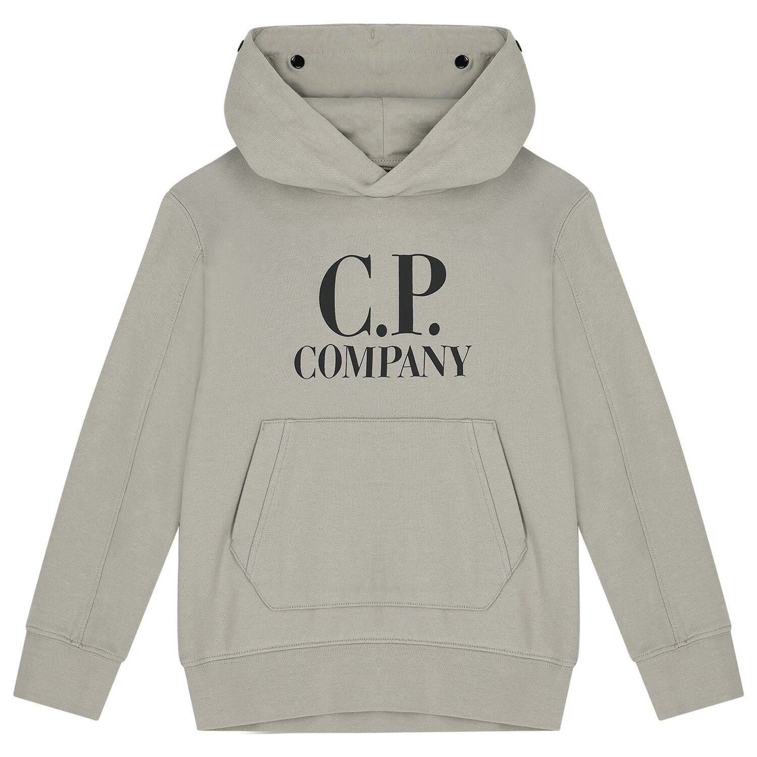 Boys Grey Logo Hooded Top, 2, hi-res