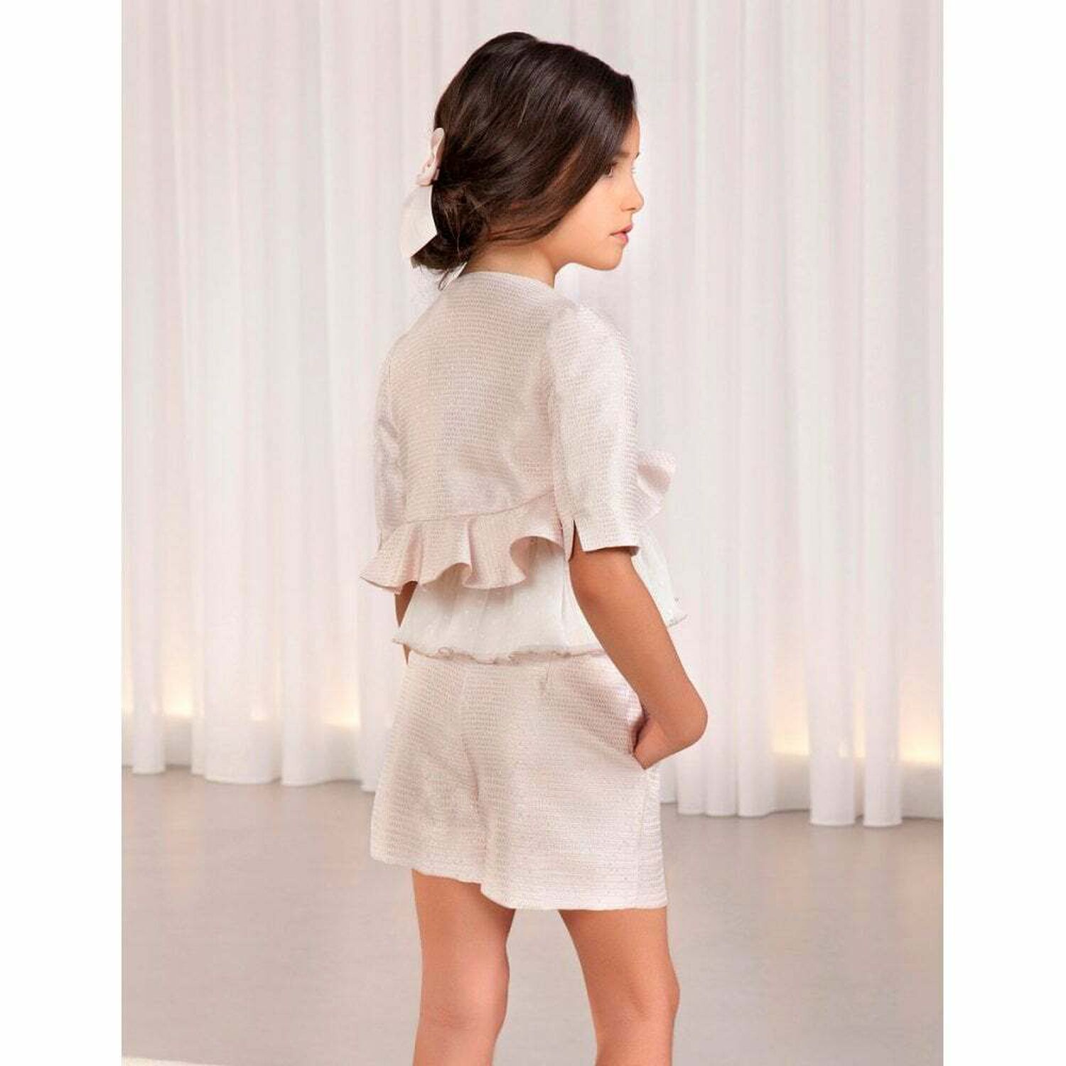 Girls Pink Shimmer Jacket, 1, hi-res image number null