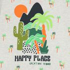 Boys Grey & Green Shorts Set, 1, hi-res