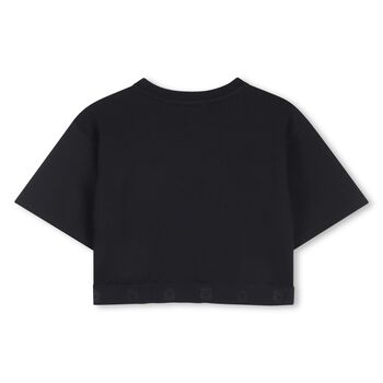 Girls Black Logo T-Shirt