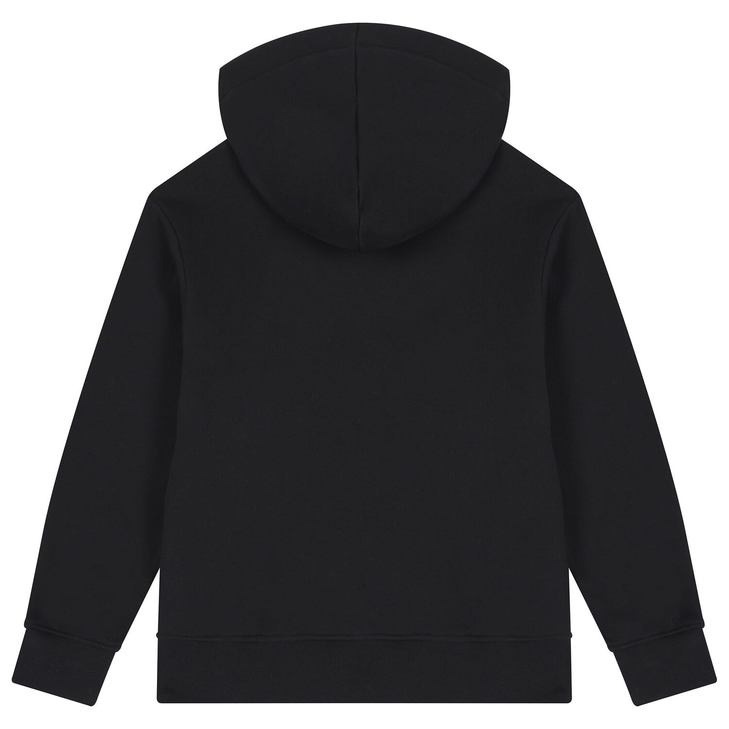Black Logo Hooded Top, 2, hi-res