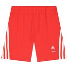 Ivory & Red Disney Logo Shorts Set, 1, hi-res