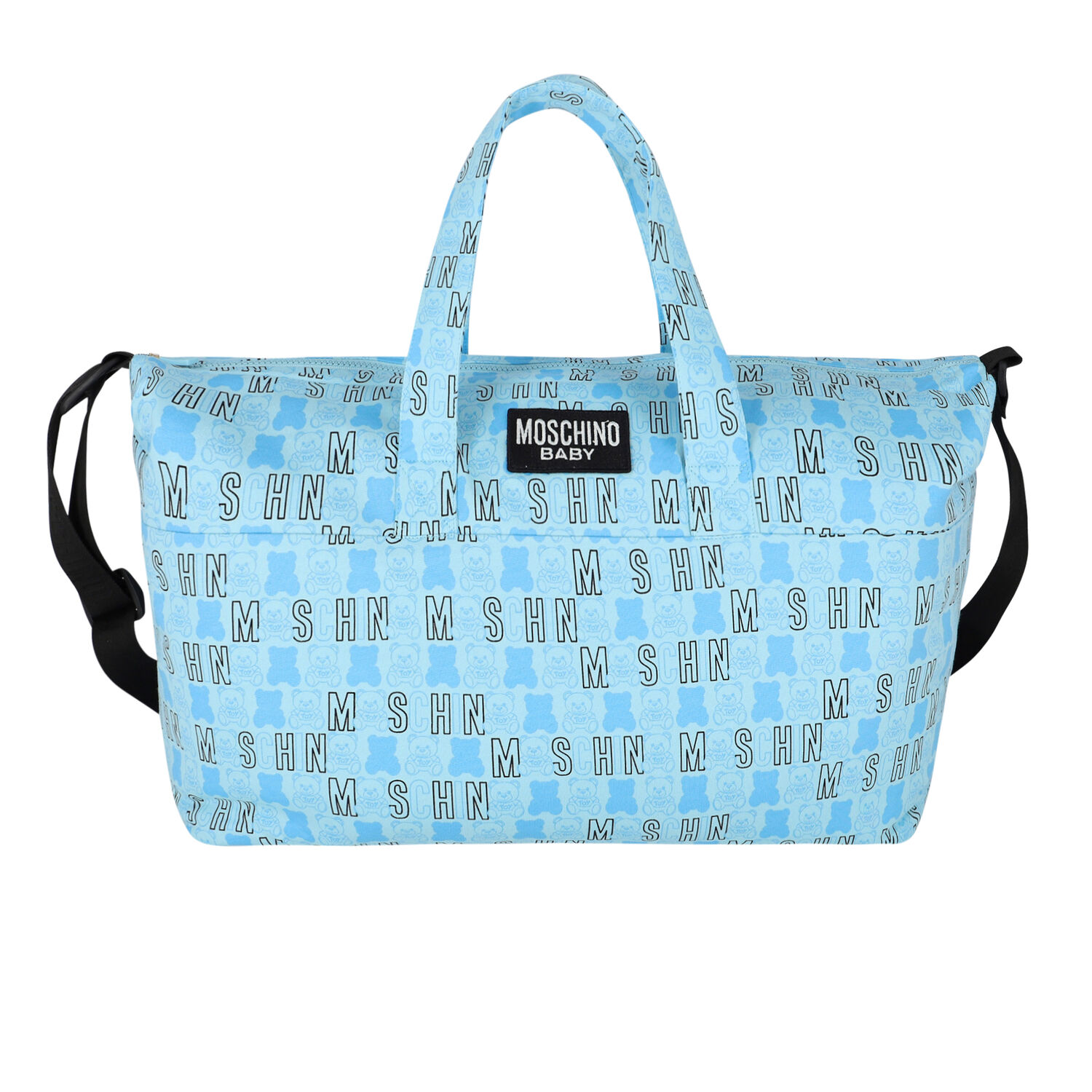 Blue Logo Teddy Baby Changing Bag, 2, hi-res
