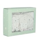 Baby Boys White Star & Crown 5 Piece Gift Set, 2, hi-res