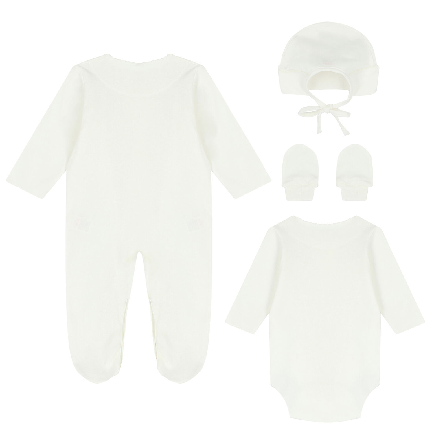 Baby Girl 4 Piece Set, 1, hi-res