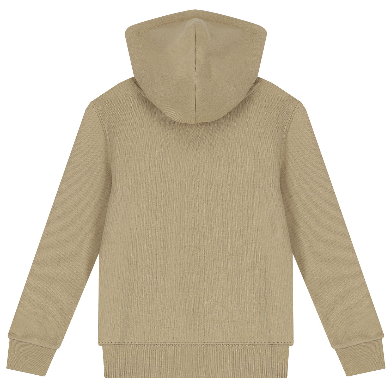 Boys Beige Logo Hooded Top, 1, hi-res