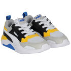 White & Grey X-Ray 2 Square AC Trainers, 1, hi-res
