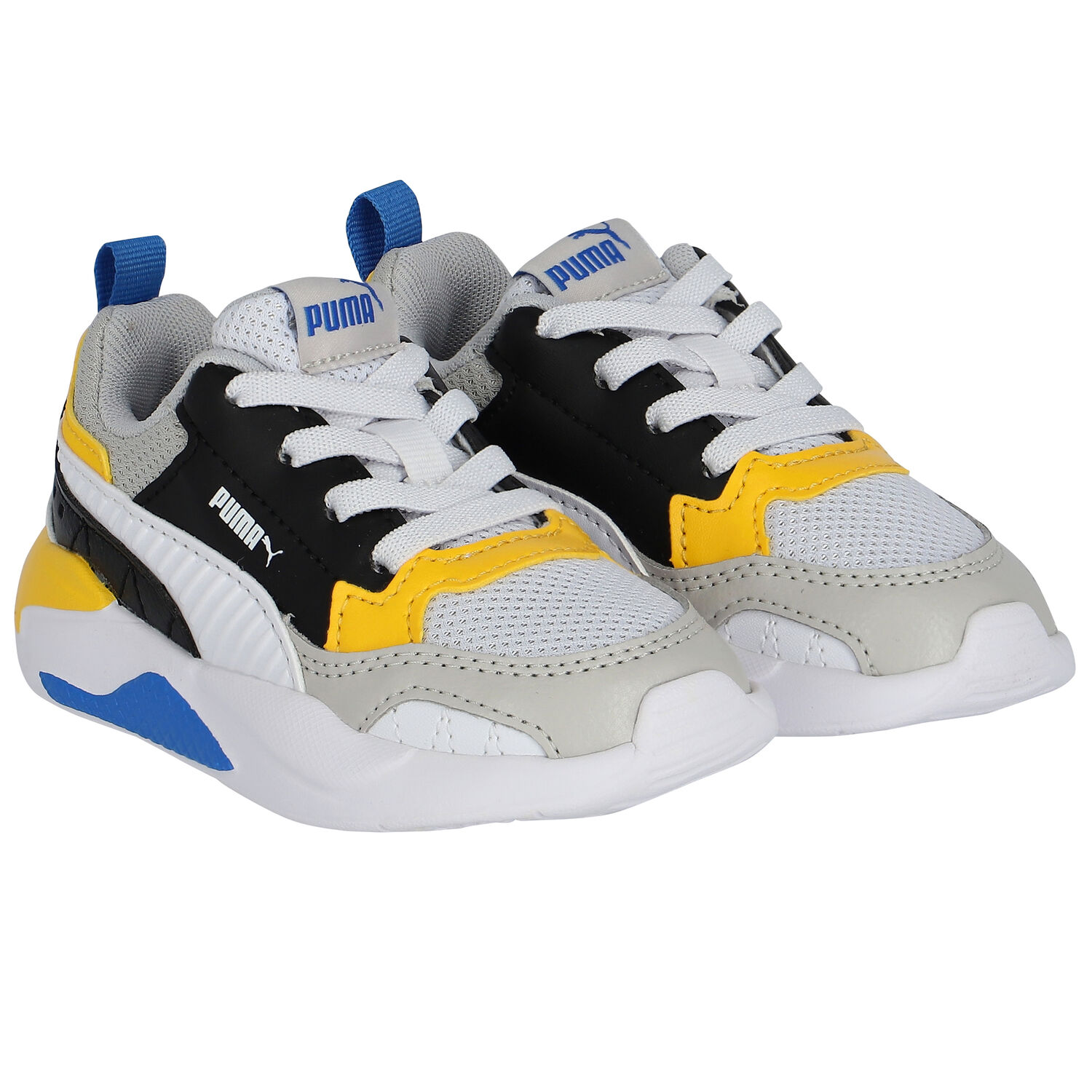 White & Grey X-Ray 2 Square AC Trainers, 1, hi-res