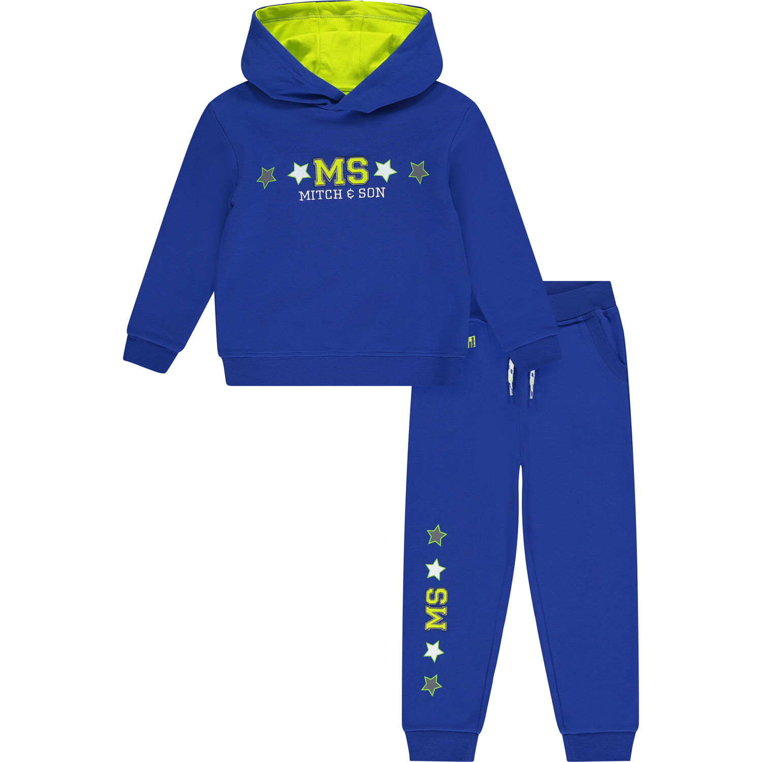 Boys Blue Logo Tracksuit, 1, hi-res