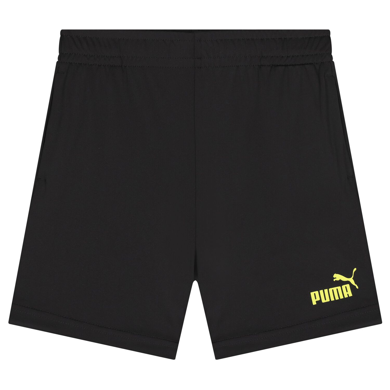 Boys Black Logo Shorts Set, 1, hi-res