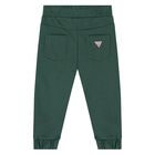 Younger Boys White & Green Logo Trousers Set, 1, hi-res