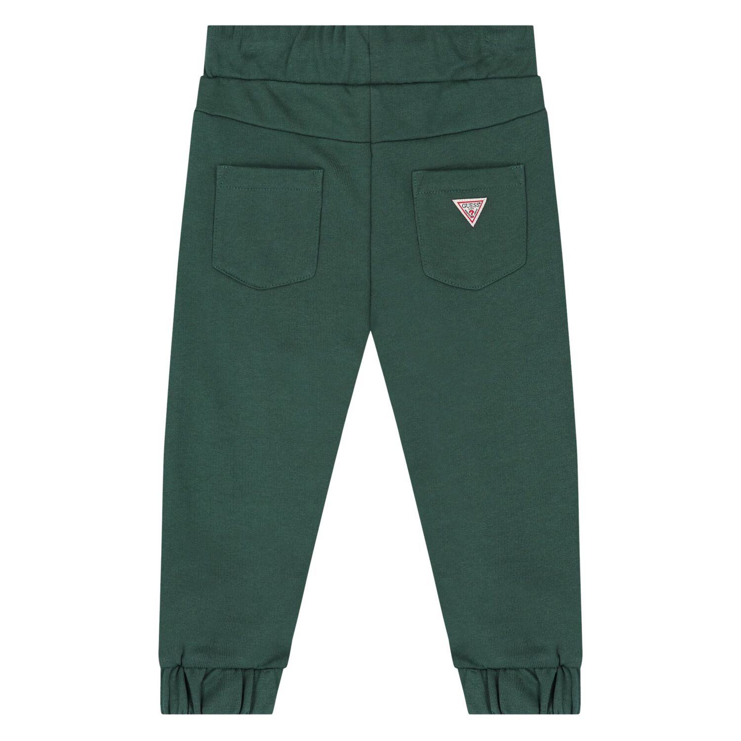 Younger Boys White & Green Logo Trousers Set, 1, hi-res
