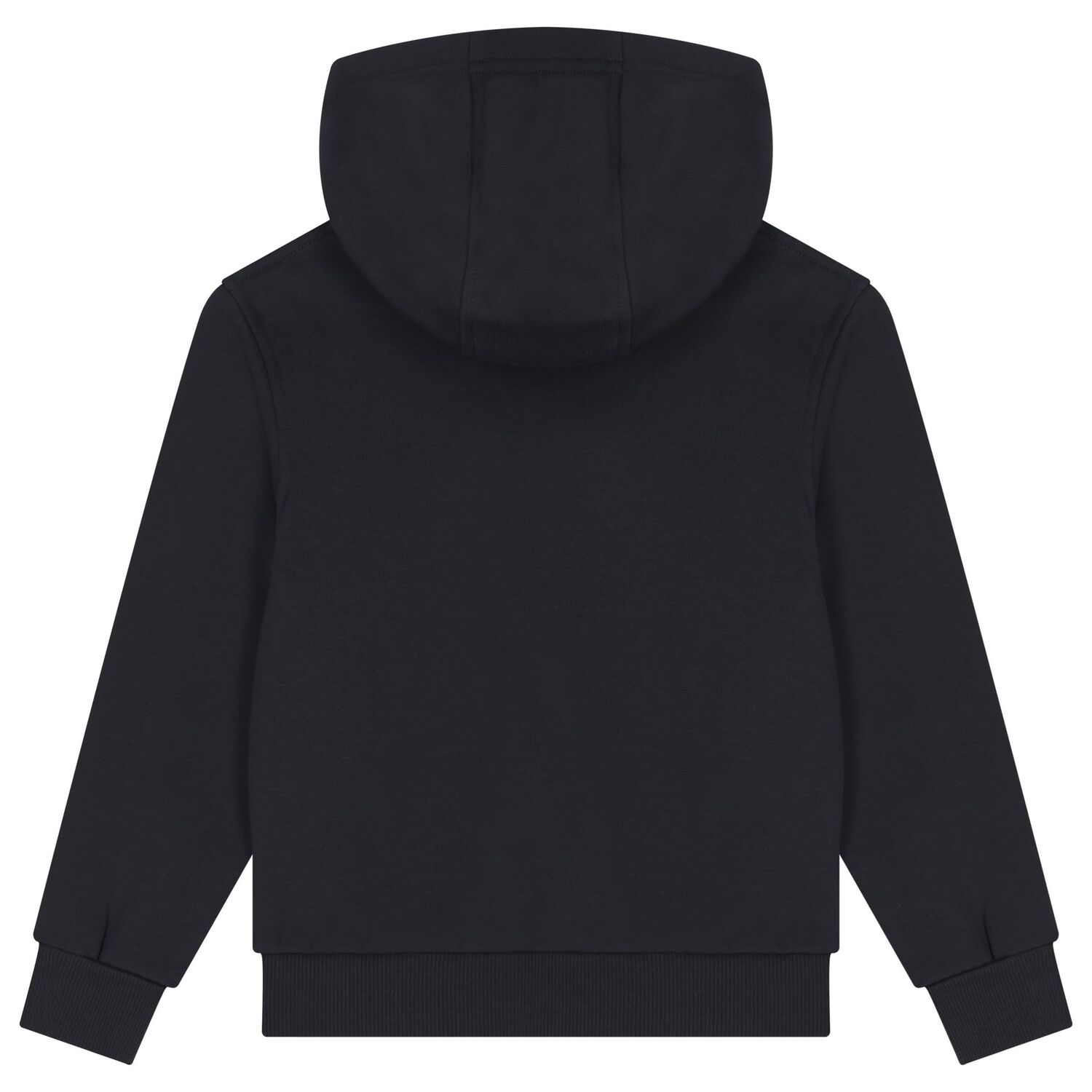 Black Logo Hooded Top, 1, hi-res