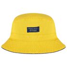 Boys Navy Blue & Yellow Reversible Hat, 1, hi-res