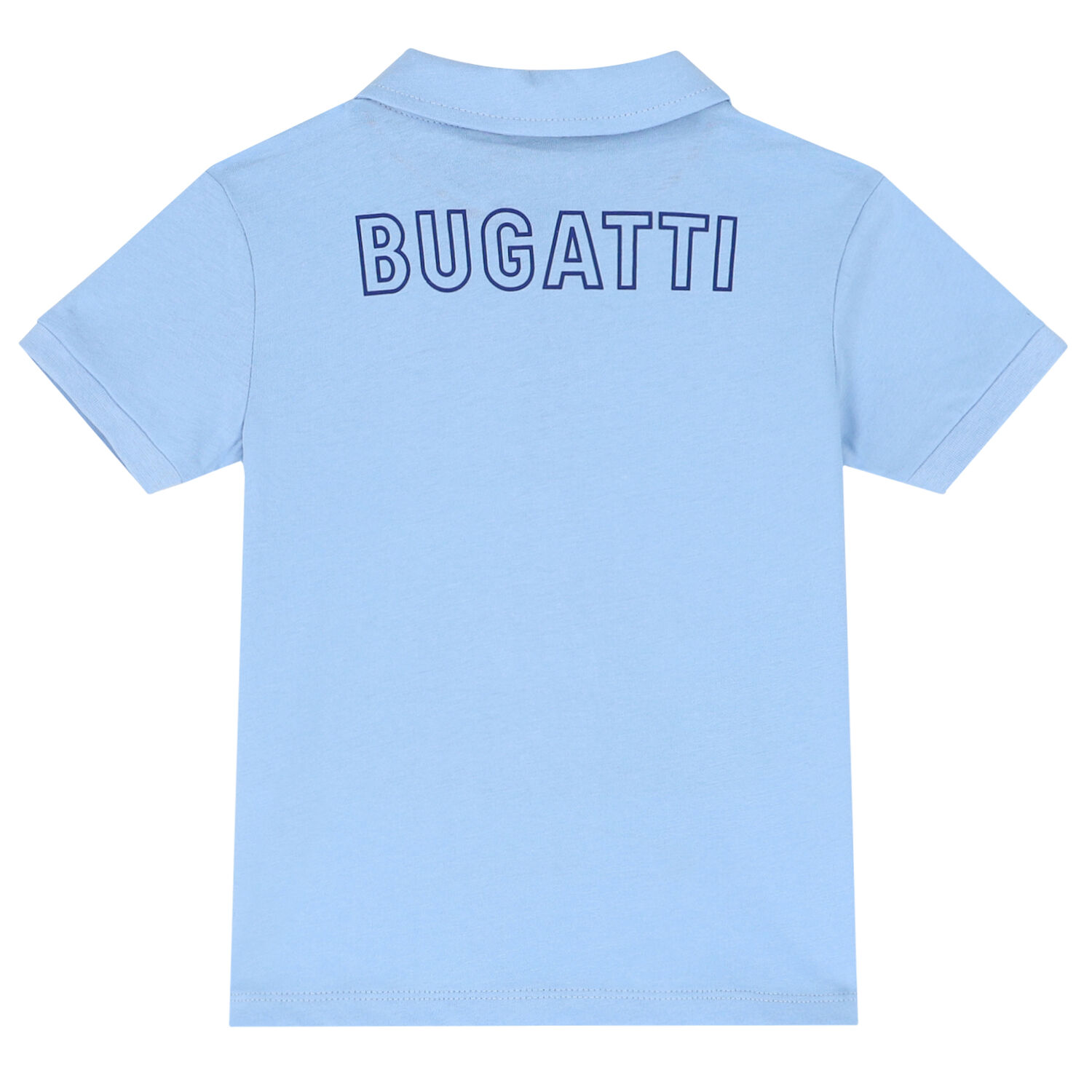 Younger Boys Blue Logo Polo Shirt, 1, hi-res