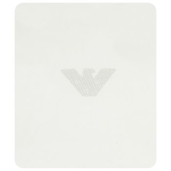 Ivory & Beige Logo Baby Blanket