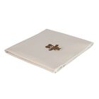 Beige Teddy Bear Logo Baby Blanket, 1, hi-res