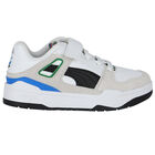 Boys White Slipstream Trash Talk AC PS Trainers, 1, hi-res