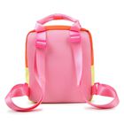 Girls Multi-Coloured Logo Backpack, 1, hi-res