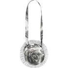 Girls Grey & White Rose Bag, 1, hi-res