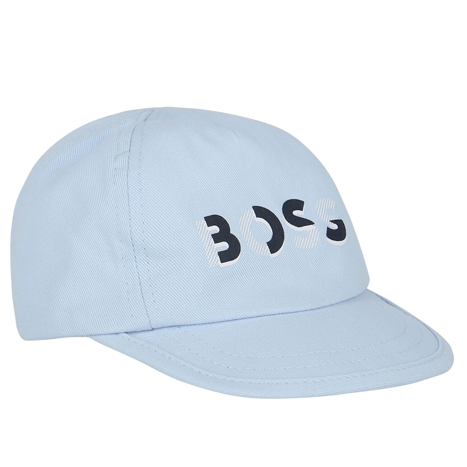 Baby Boys Blue Logo Cap, 1, hi-res image number null