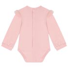 Baby Girls Pink Tulle Skirt Set, 2, hi-res