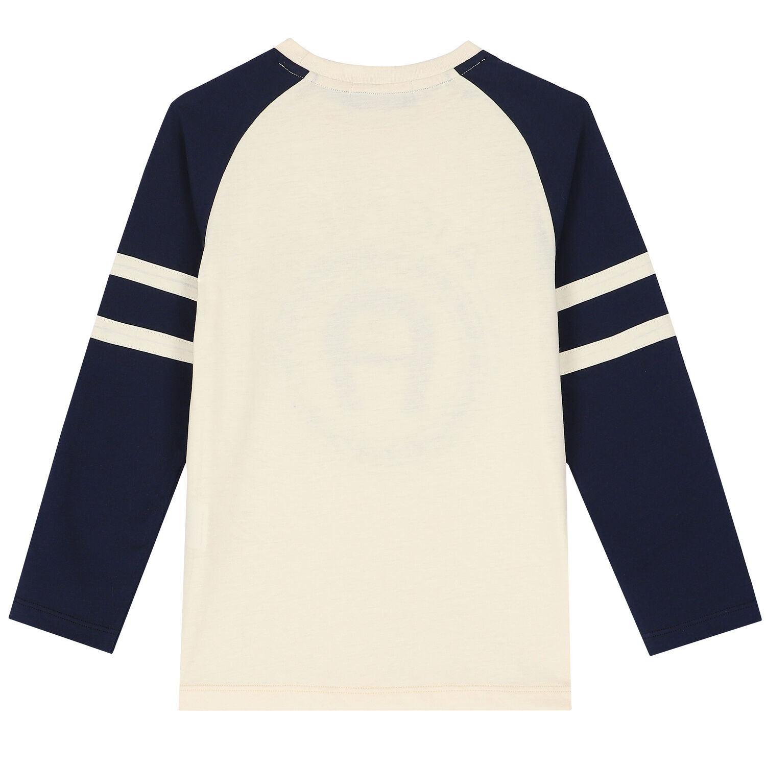 Boys Yellow & Navy Logo T-Shirt, 1, hi-res