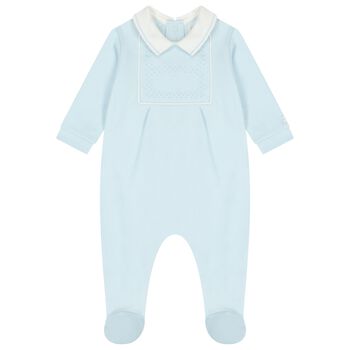 Baby Boys Blue Babygrow