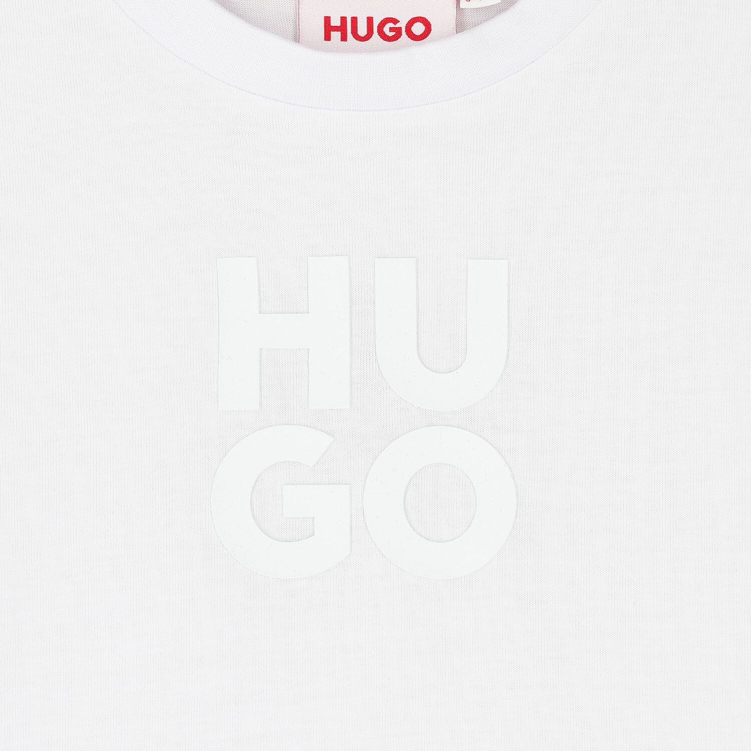 Boys White Cotton Logo T-Shirt, 1, hi-res image number null