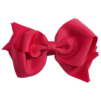 Girls Red Bow Hairclip